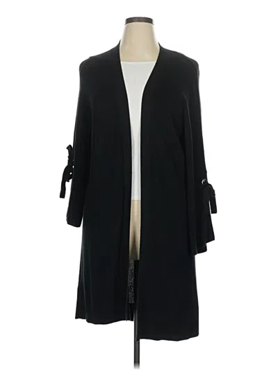 Pre-owned Tommy Bahama Cardigan Sweater In Black