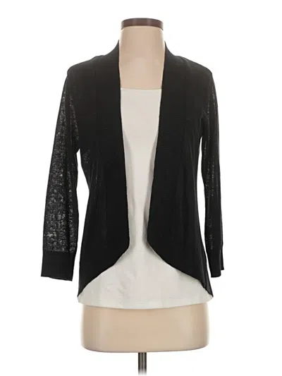 Pre-owned Tommy Bahama Cardigan Sweater In Black