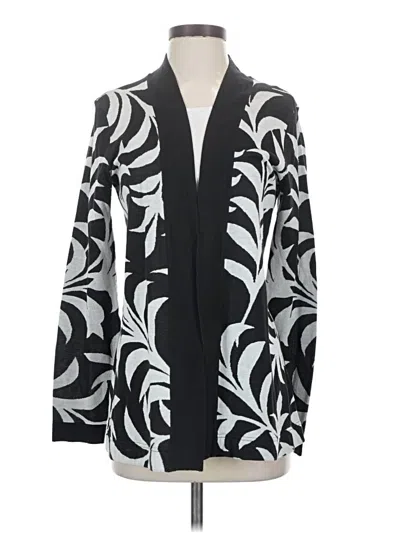 Pre-owned Tommy Bahama Cardigan Sweater In Black