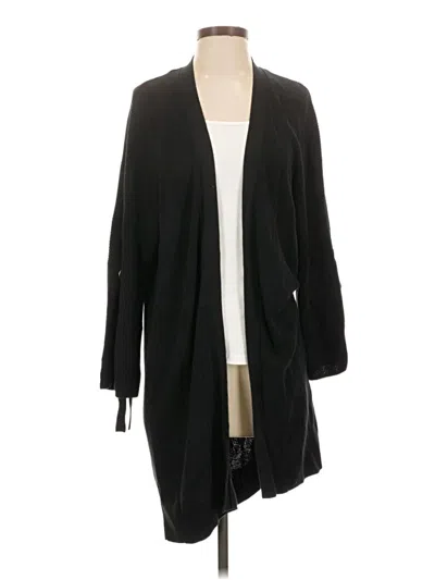 Pre-owned Tommy Bahama Cardigan Sweater In Black