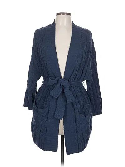 Pre-owned Tommy Bahama Cardigan Sweater In Blue