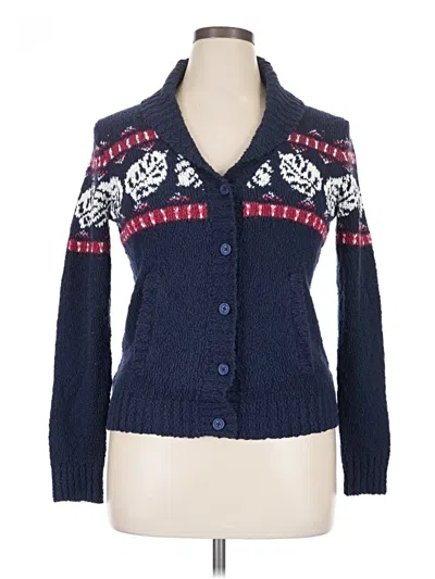 Pre-owned Tommy Bahama Cardigan Sweater In Blue