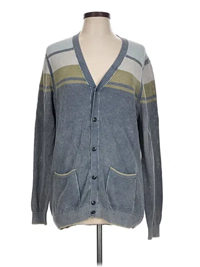 Pre-owned Tommy Bahama Cardigan Sweater In Gray