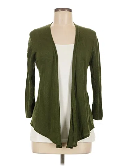 Pre-owned Tommy Bahama Cardigan Sweater In Green