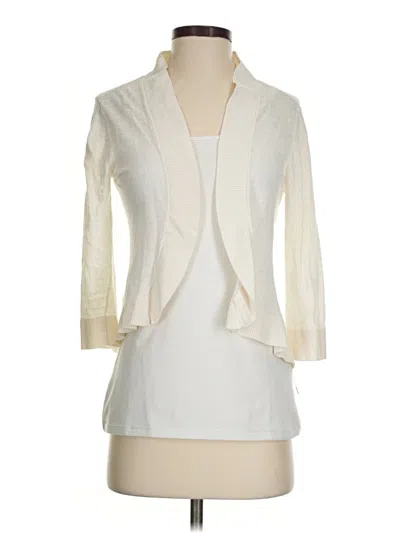 Pre-owned Tommy Bahama Cardigan Sweater In Ivory