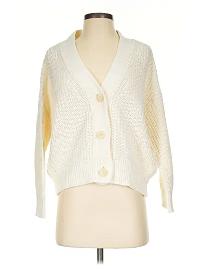 Pre-owned Tommy Bahama Cardigan Sweater In Ivory