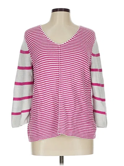 Pre-owned Tommy Bahama Cardigan Sweater In Pink