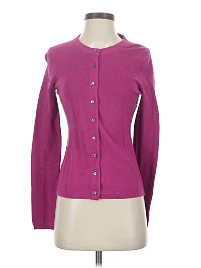 Pre-owned Tommy Bahama Cardigan Sweater In Purple