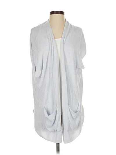 Pre-owned Tommy Bahama Cardigan Sweater In Silver