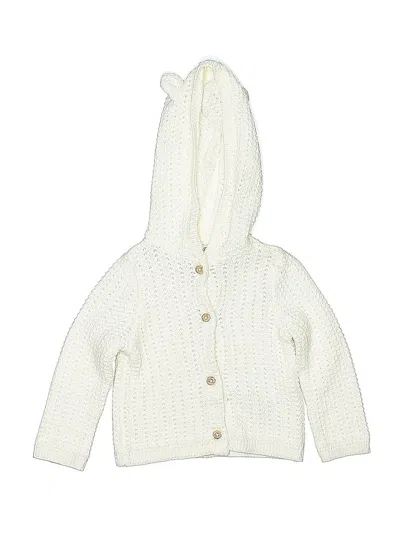 Pre-owned Tommy Bahama Babies' Cardigan Sweater In White