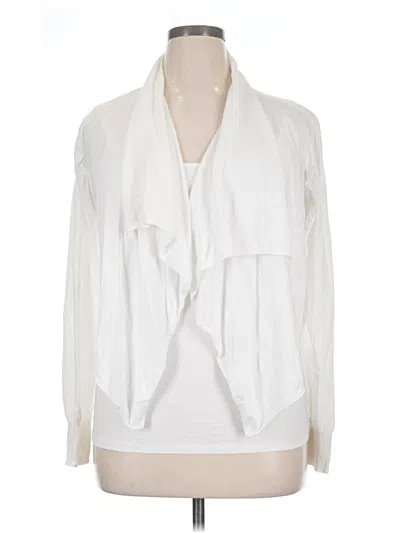 Pre-owned Tommy Bahama Cardigan Sweater In White
