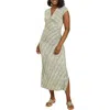 Tommy Bahama Carmela Bungalow Bay Stripe Faux Wrap Maxi Dress