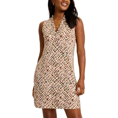 Tommy Bahama Carmela Gemstone Geo Sleeveless Minidress In White