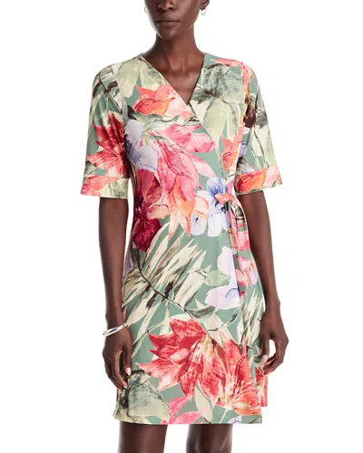 Tommy Bahama Carmela Island Bloom Elbow Sleeve Dress In Multi