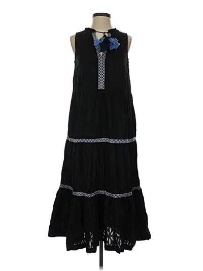 Pre-owned Tommy Bahama Casual Dress In Black
