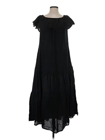 Pre-owned Tommy Bahama Casual Dress In Black
