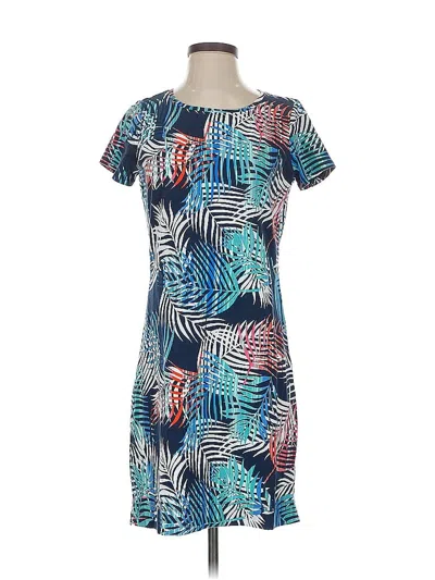 Pre-owned Tommy Bahama Casual Dress In Blue