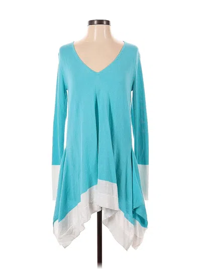 Pre-owned Tommy Bahama Casual Dress In Blue