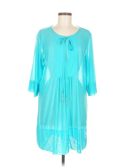 Pre-owned Tommy Bahama Casual Dress In Blue