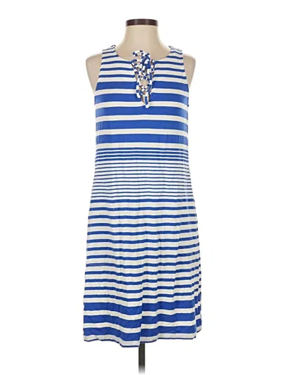 Pre-owned Tommy Bahama Casual Dress In Blue