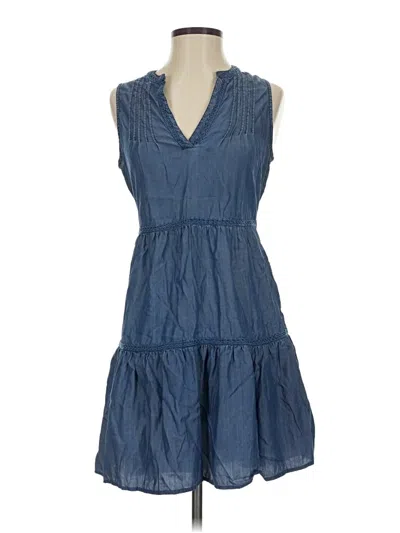 Pre-owned Tommy Bahama Casual Dress In Blue