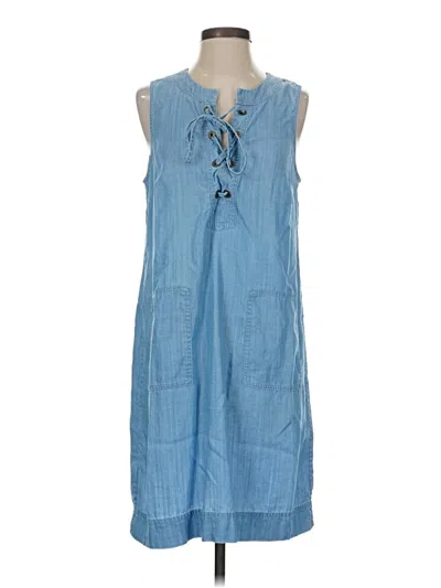 Pre-owned Tommy Bahama Casual Dress In Blue