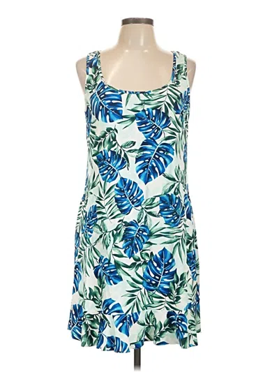 Pre-owned Tommy Bahama Casual Dress In Blue
