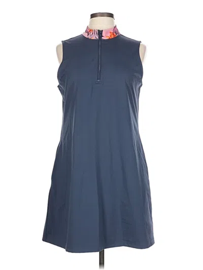 Pre-owned Tommy Bahama Casual Dress In Blue