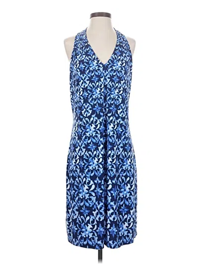 Pre-owned Tommy Bahama Casual Dress In Blue