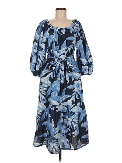 Pre-owned Tommy Bahama Casual Dress In Blue