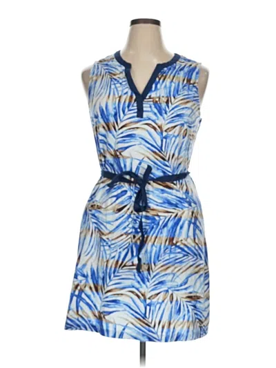 Pre-owned Tommy Bahama Casual Dress In Blue