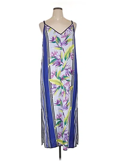Pre-owned Tommy Bahama Casual Dress In Blue