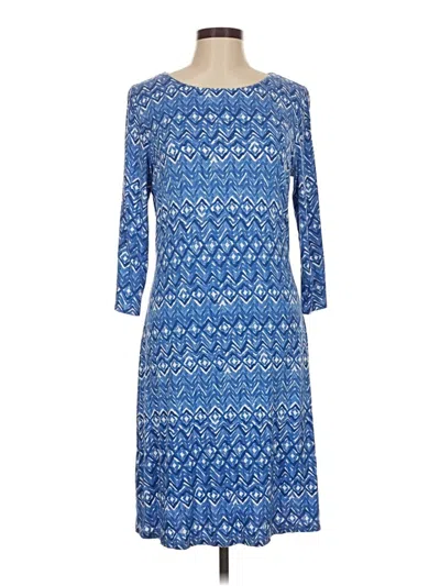 Pre-owned Tommy Bahama Casual Dress In Blue
