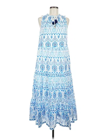 Pre-owned Tommy Bahama Casual Dress In Blue