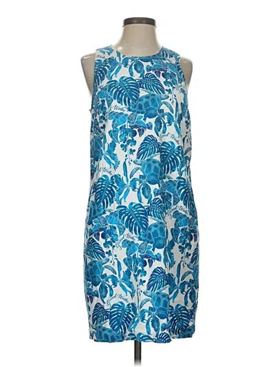 Pre-owned Tommy Bahama Casual Dress In Blue