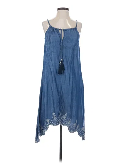 Pre-owned Tommy Bahama Casual Dress In Blue
