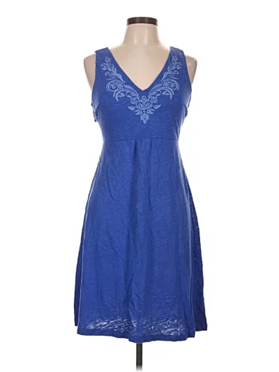 Pre-owned Tommy Bahama Casual Dress In Blue