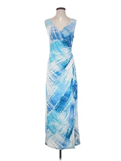 Pre-owned Tommy Bahama Casual Dress In Blue