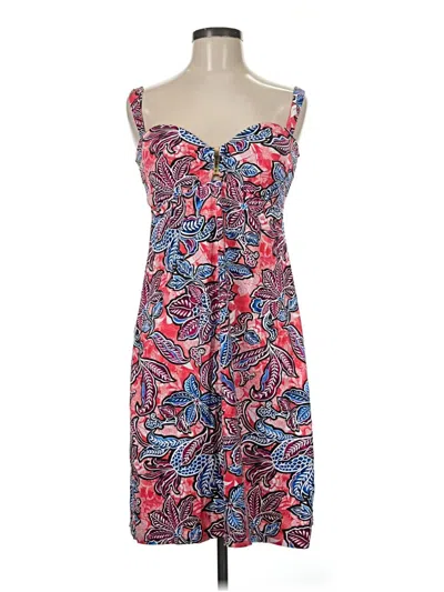 Pre-owned Tommy Bahama Casual Dress In Blue