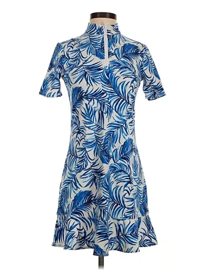 Pre-owned Tommy Bahama Casual Dress In Blue