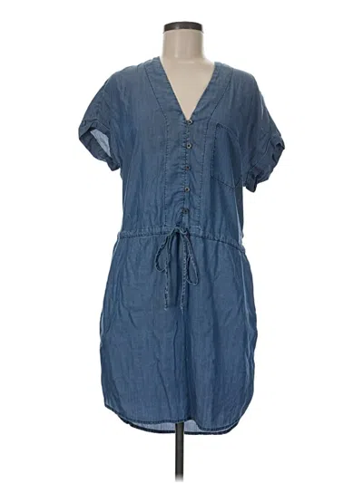 Pre-owned Tommy Bahama Casual Dress In Blue