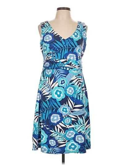 Pre-owned Tommy Bahama Casual Dress In Blue