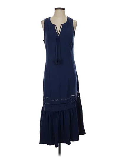 Pre-owned Tommy Bahama Casual Dress In Blue