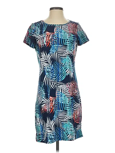 Pre-owned Tommy Bahama Casual Dress In Blue