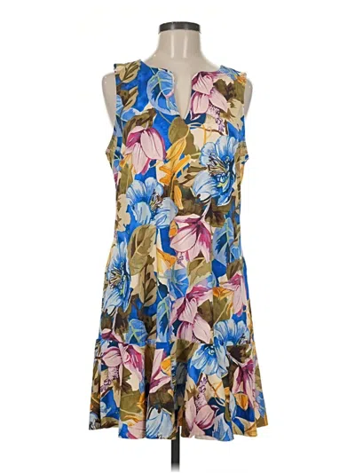 Pre-owned Tommy Bahama Casual Dress In Blue