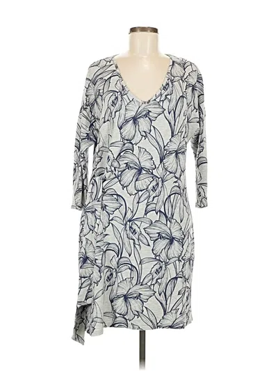 Pre-owned Tommy Bahama Casual Dress In Gray