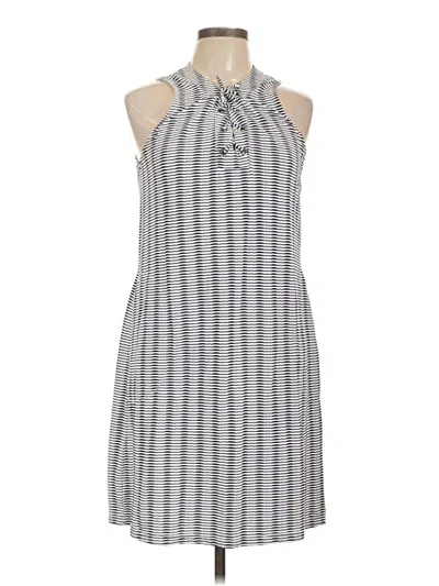 Pre-owned Tommy Bahama Casual Dress In Gray