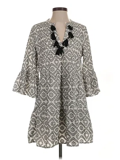 Pre-owned Tommy Bahama Casual Dress In Gray