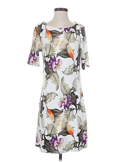 Pre-owned Tommy Bahama Casual Dress In Gray