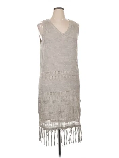 Pre-owned Tommy Bahama Casual Dress In Gray